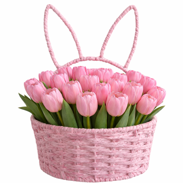 Spring Tulip Basket