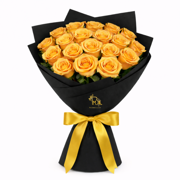 25 Yellow Roses