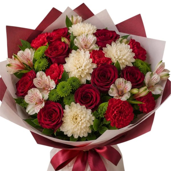 Crimson Elegance Bouquet
