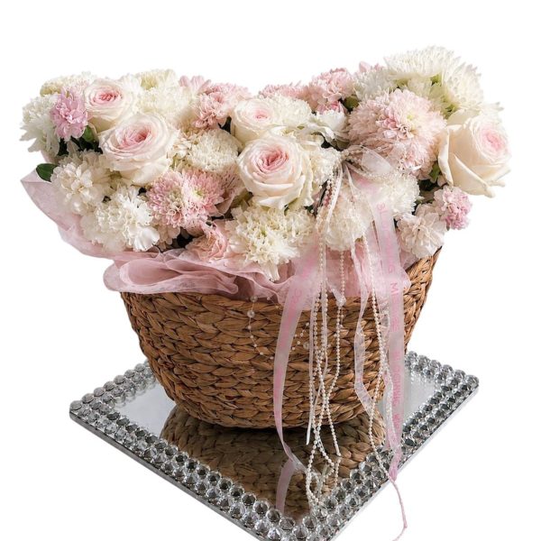 Blush Pearl Basket