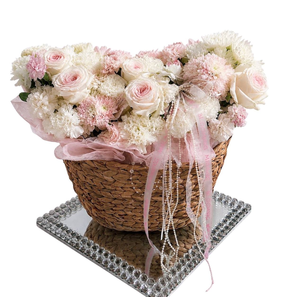 Blush Pearl Basket