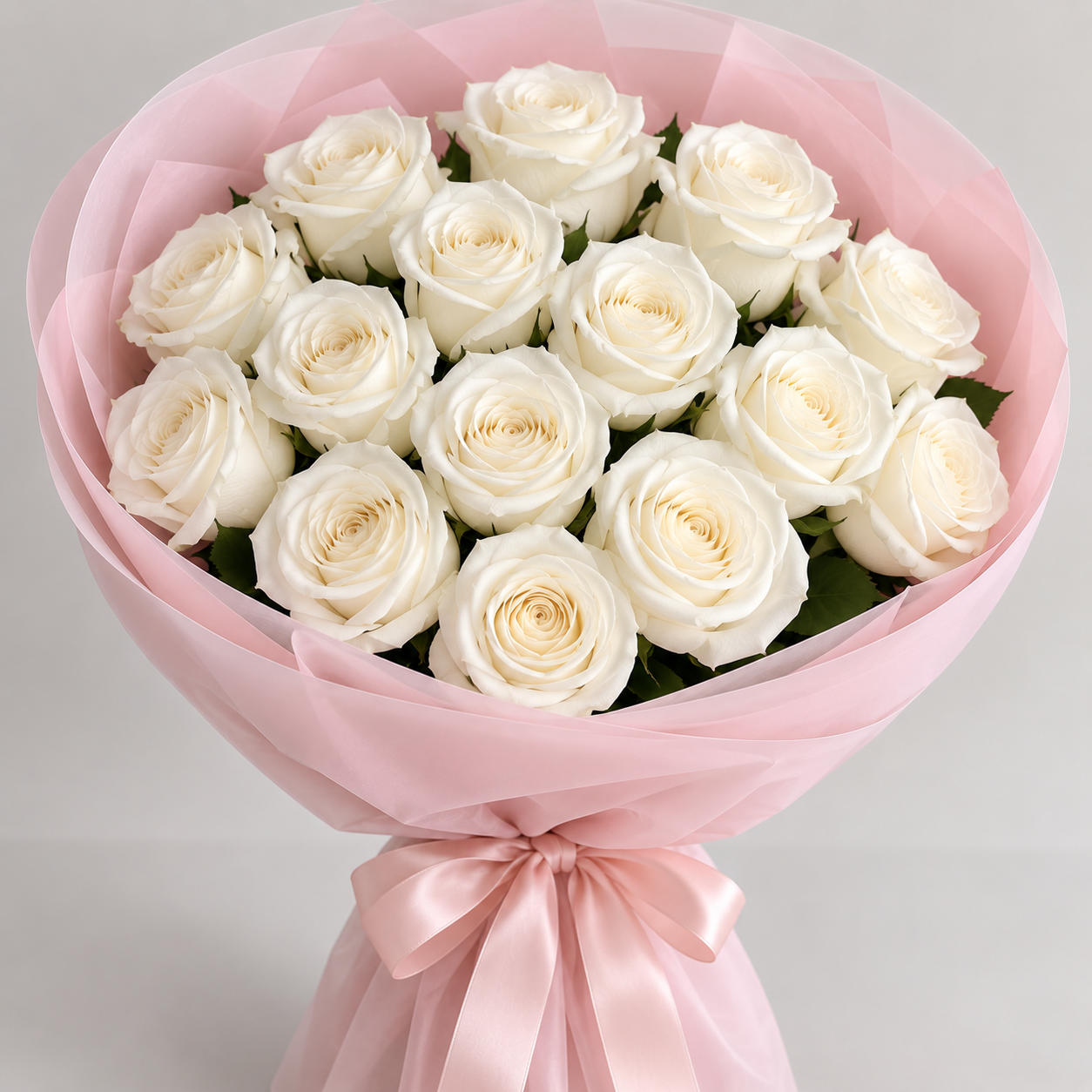 15 White Playa Blanca Roses - Image 2