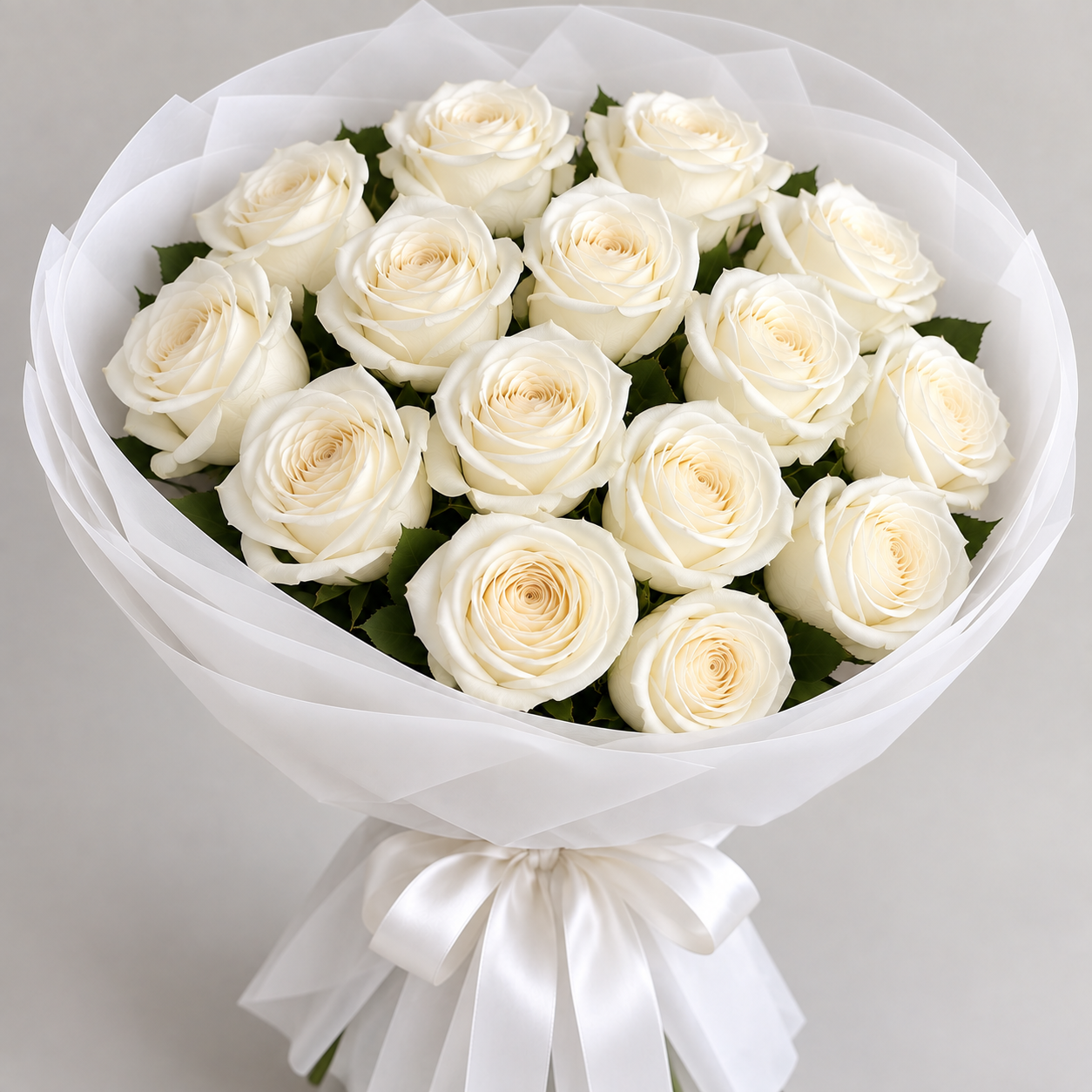 15 White Playa Blanca Roses - Image 3